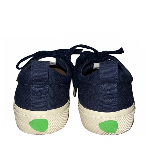 Cariuma Women’s OCA Low Blue Canvas Lace Up Shoe Casual Size 8.5 / Men’s 7 - Picture 3 of 10